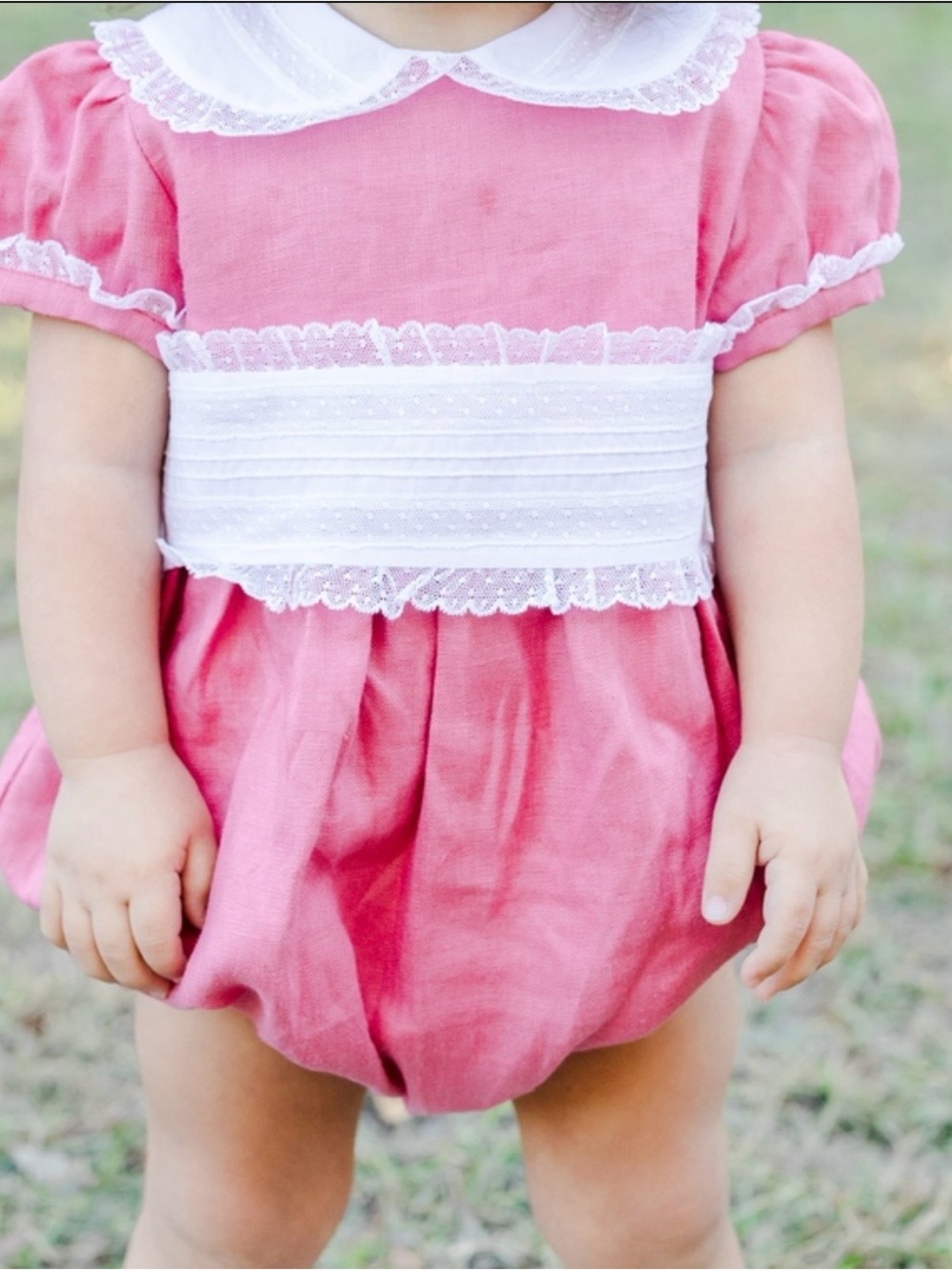 Sal & Pimenta Pink Bubble Romper